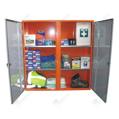 PPE Storage Cabinet 6 Shelves, 2 Doors 1162W*1192H*375D