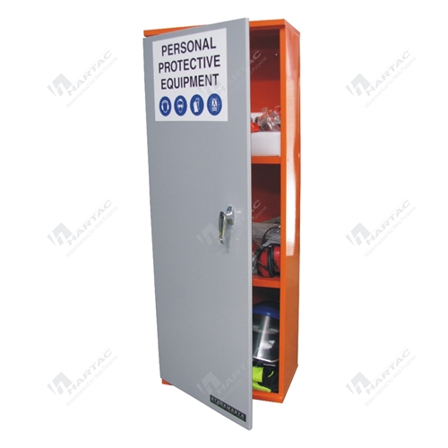 PPE Storage Cabinet 3 Shelves 1 Door 545W*1492H*375D