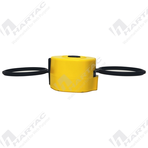 Traffic Cone Retractable Tape Black/Yellow (Extendable to 4m)