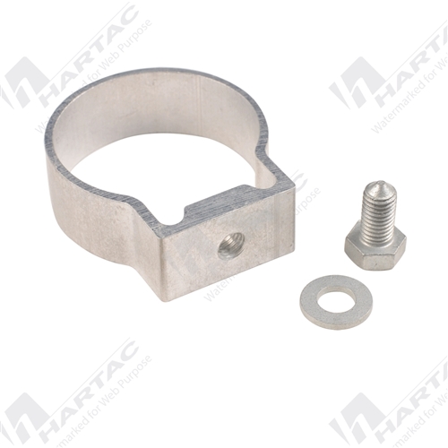 60mm OD Single Sided Sign Post Bracket with Cone Point Bolt & Washer