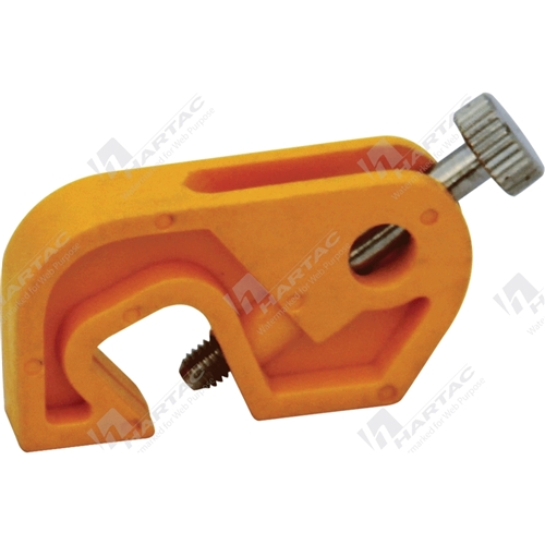 Universal Circuit Breaker Lockout with Screw - Yellow
