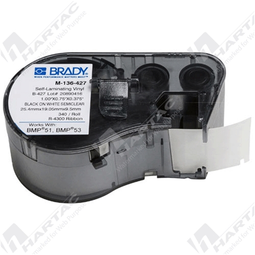 B-427 Self Laminating Vinyl Label suit BMP41 Printers