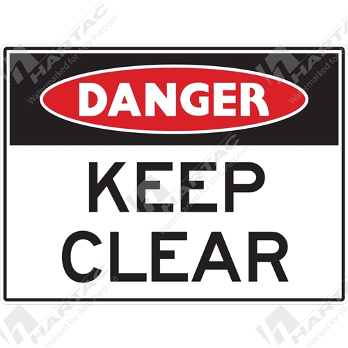 Danger Sign Admittance Keep Clear