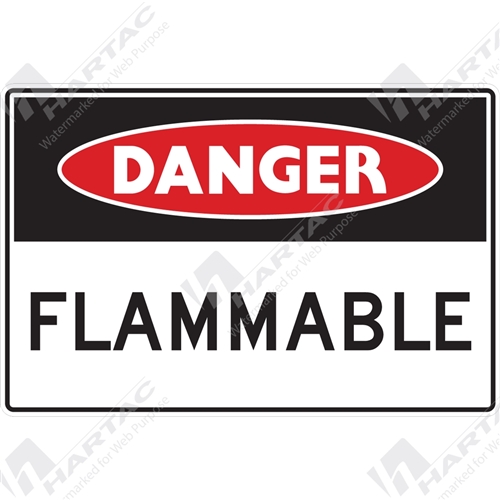 Danger Sign Flammable Flammable