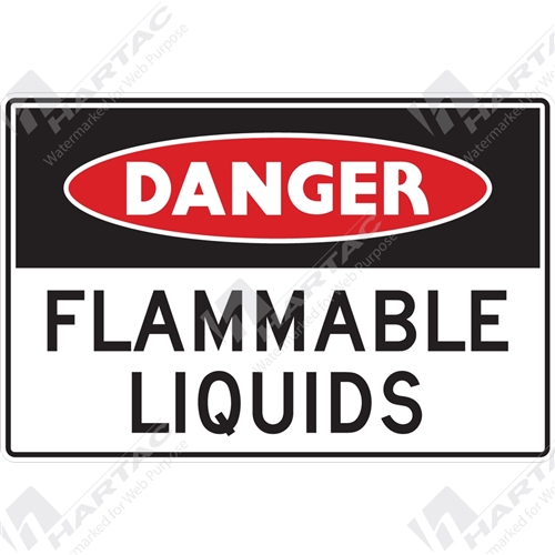 Danger Sign Flammable Flammable Liquids