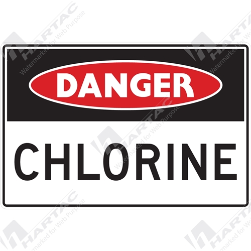 Danger Sign Hazardous Substance Chlorine