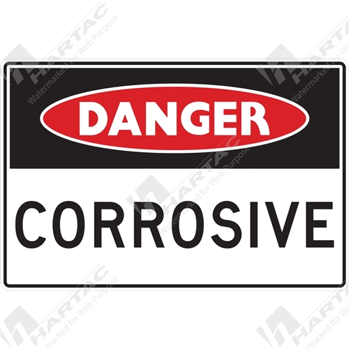 Danger Sign Hazardous Substance Corrosive