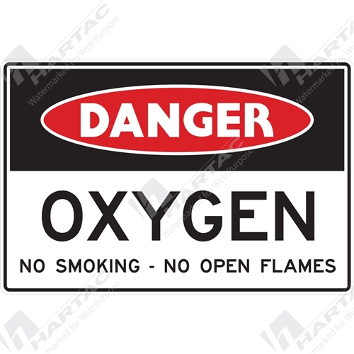 Danger Sign Hazardous Substance Oxygen