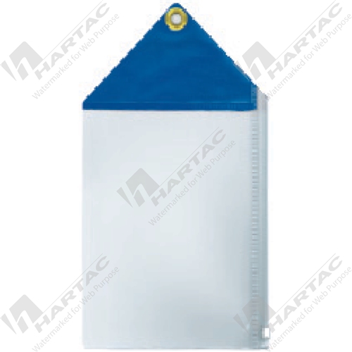 Clear Vinyl Document Permit Holder With Coloured Vinyl Top (Pack of 25)