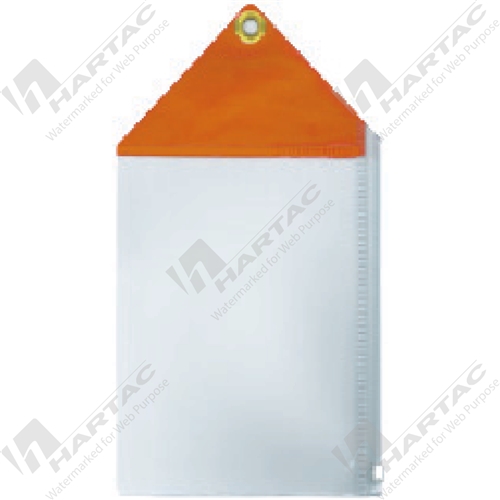 Clear Vinyl Permit Document Holder With Coloured Vinyl Top (Pack of 25)