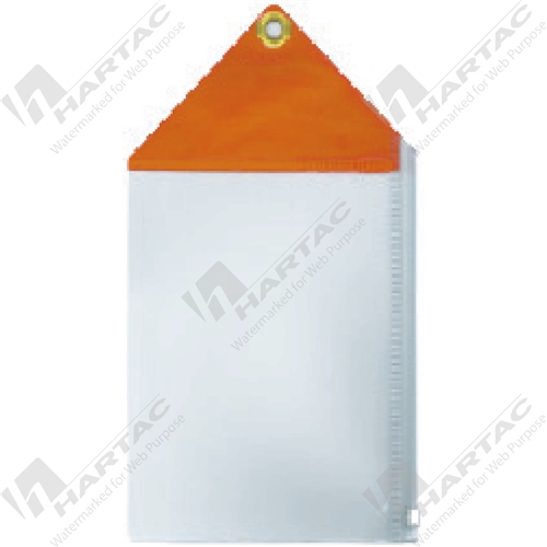 Clear Vinyl Document Permit Holder With Coloured Vinyl Top (Pack of 25)