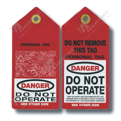 110*235 Vinyl Envelope Danger Do Not Operate Printed Both Sides (Pk 100)