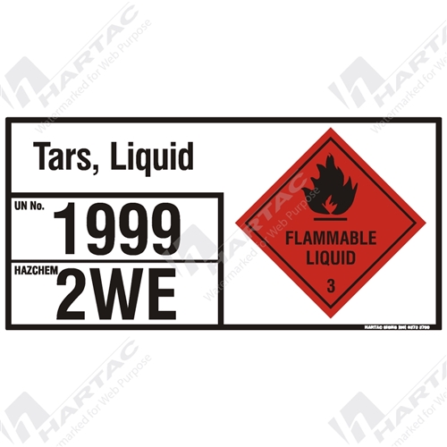 Hazchem Sign (EIP) Tars Liquid