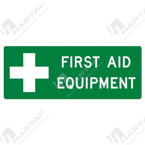 Emergency Info Sign First Aid Equipment