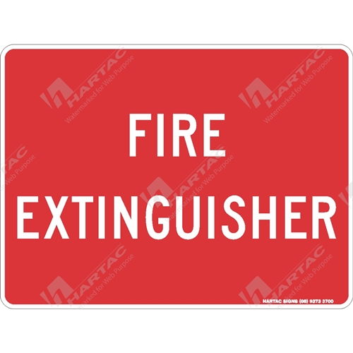 Fire & Safety Sign "Fire Extinguisher (Text Only)"