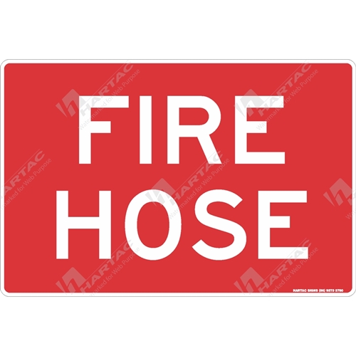 Fire & Safety Sign "Fire Hose (Text Only)"
