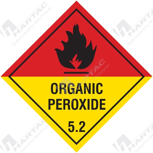 Hazchem Sign (HGL) Organic Peroxide 5.2
