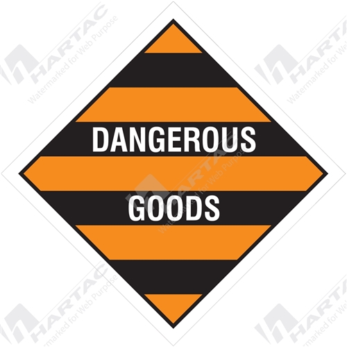 Hazchem Sign (HGL) Dangerous Goods