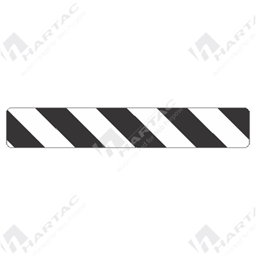 Unidirectional Hazard Marker (For Combination Use) Aluminium Reflective Class 1