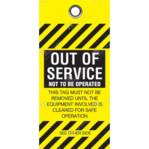 Out of Service Tag