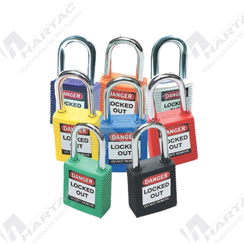 Brady Safety Plus Padlock w/ 38mm Shackle Clearance Keyed Different