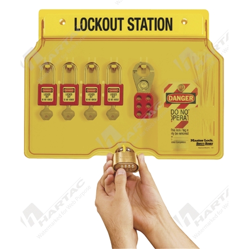 Master Lock 4-Lock Padlock Station