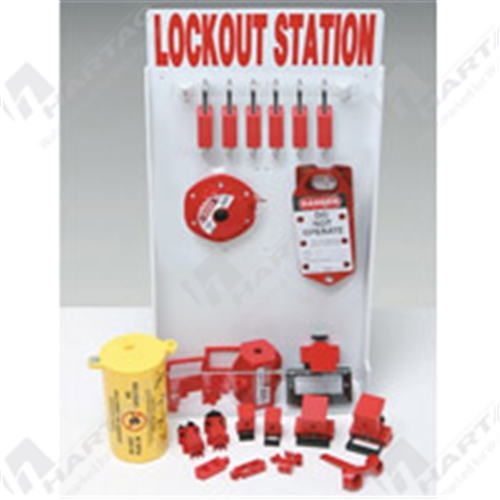 Combination Wall-Mount Lockout Station