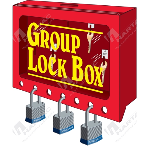 Lockboxes Wallmount Group Lock Box Company Name Hartac Australia