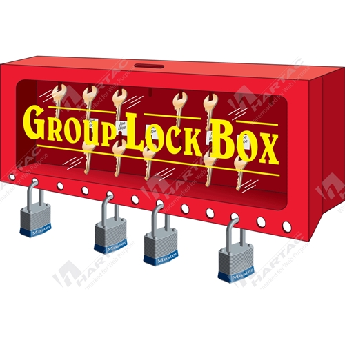 Wallmount Group Lock Box