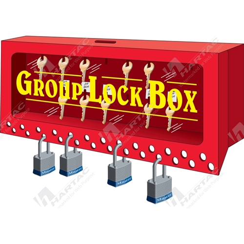 Wallmount Group Lock Box