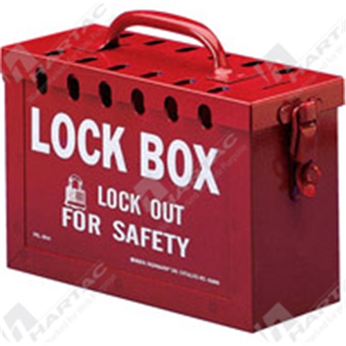 Brady Group Lock Box Metal Portable