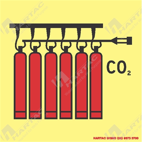 Marine Sign Fire Control CO2 Battery