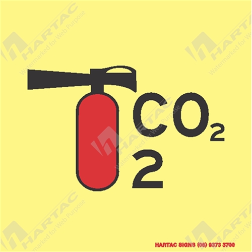 Marine Sign Fire Control CO2 Fire Extinguisher