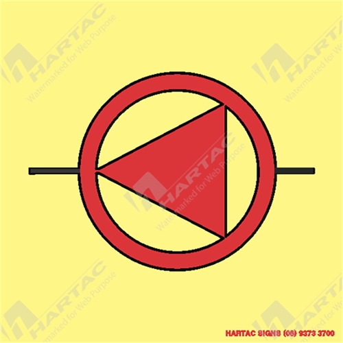 Marine Sign Fire Control Emergency Fire Pump