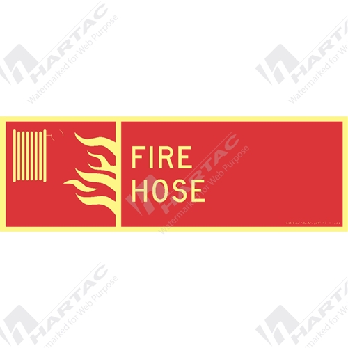 Marine Sign Fire Equipment Fire Hose