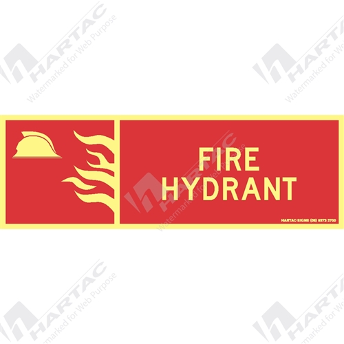 Marine Sign Fire Equipment Fire Hydrant
