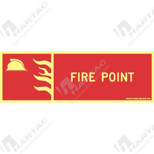 Marine Sign Fire Equipment Fire Point