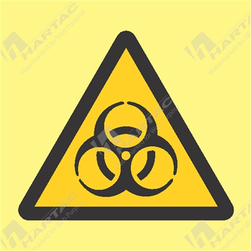 Marine Sign Hazard Bio Hazard