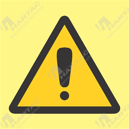 Marine Sign Hazard Warning