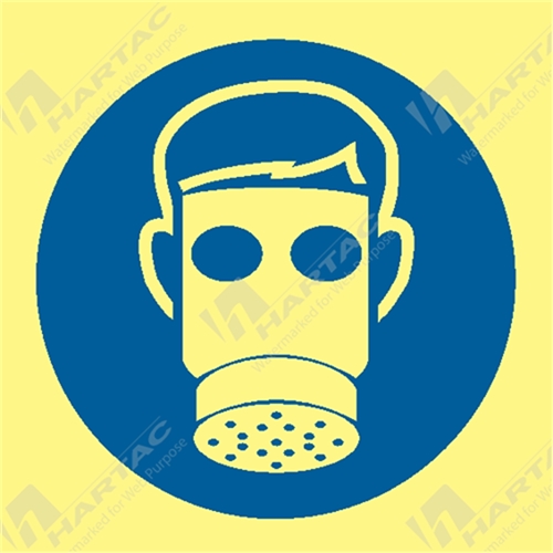 Marine Sign Mandatory Respirator