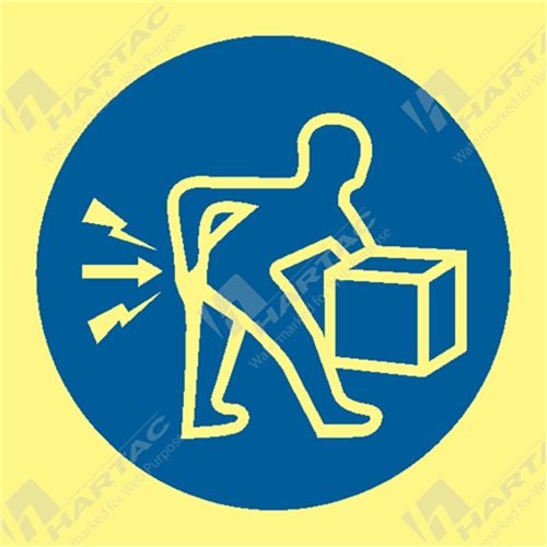 Marine Sign Mandatory Lift Correctly