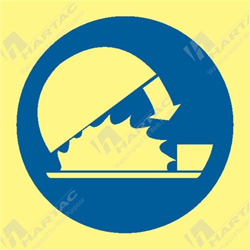 Marine Sign Mandatory Use Guards