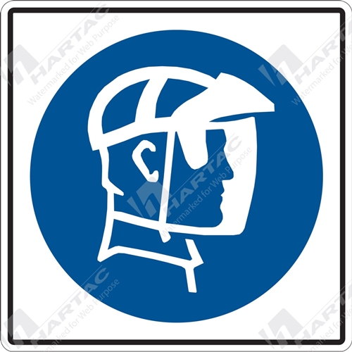 Mandatory Sign (Pictograms) Face Shield Pictogram