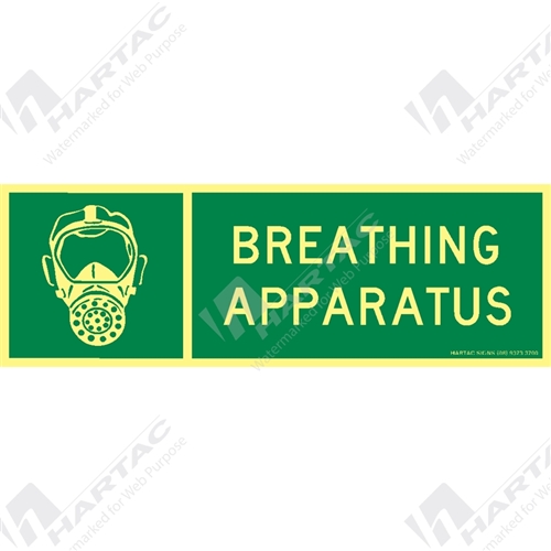Marine & Offshore Sign (Safety) "Breathing Apparatus" Photoluminescent