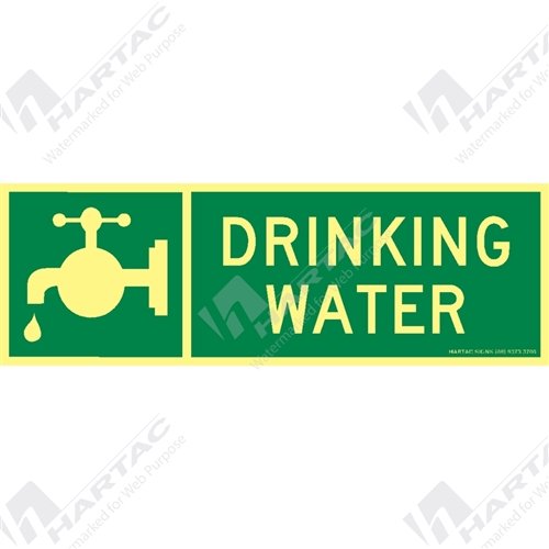 Marine Sign Safety Drinking Water