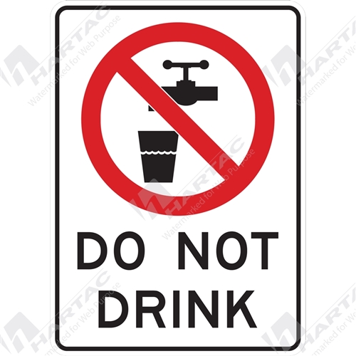 Prohibition Sign General Signage Do Not Drink