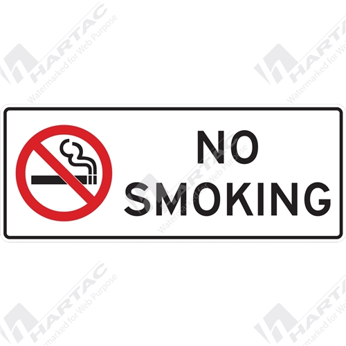 Prohibition Sign No Smoking or Flammable No Smoking (Landscape)