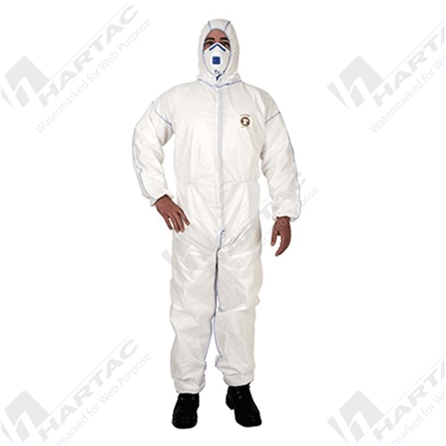 Frontier FME38 White Shield SMS Type 5/6 Coveralls