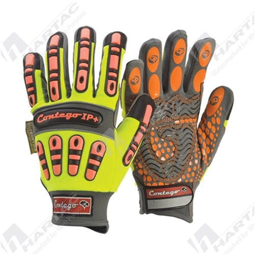 Contego Hi Vis Mechanincs IP w/ Impact Protection Gloves