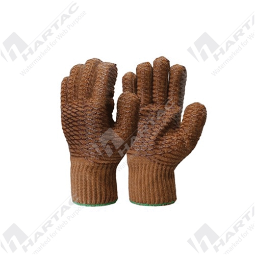 Frontier Lattice Orange Criss Cross Gloves